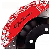 Adesivi compatibili con Alfa Romeo per pinze freno giulietta giulia mito stelvio 159 156 (NERO)