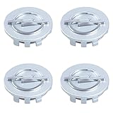 YIDIRUI 4 Pezzi Coprimozzi per Opel Corsa D E 2006-2019, Coprimozzo Ruota Auto Ruote Centro Cerchi Tappi Mozzo Ricambio con Logo Centrale Copricerchio,Silver-64mm