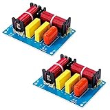 VOANZO 2 x 180W Altoparlante Crossover Connessione USB Crossover a 2 Vie Punto di Crossover ad Alta e Bassa Frequenza 2900Hz Adatto per Altoparlante da Scaffale Hi-Fi Altoparlante Centrale