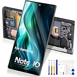 Reparo LCD Display per Samsung Galaxy Note 10 Schermo - per Samsung Note 10 LCD Schermo Touch Screen Screen Digitizer Vetro Assembly con Strumenti SM-N970F SM-N970U (Nero con Cornice)