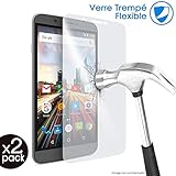 KARYLAX - Pellicola proteggi schermo in vetro Nano flessibile, durezza 9H, ultra sottile, 0,2 mm e 100% trasparente, per smartphone Archos Diamond Omega [confezione da 2]