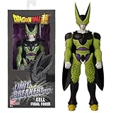 Dragon Ball Super Bandai Figurina gigante Limit Breaker - Cell forma perfetta - Licenza ufficiale Dragon Ball - Grande Figurina Cell 30 cm - Giocattolo per bambini 4 anni e + - 36747