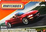 Matchbox - Confezione da 20 veicoli originali e ufficiali da collezione, auto e truck in metallo in scala 1:64 e poster Matchbox incluso, giocattolo per bambini, 3+ anni, FGM48