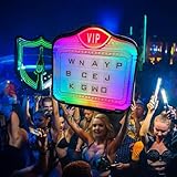 Espositore per bottiglie di vino con lettere a LED, cartellone per servizio VIP in discoteca, cartellone pubblicitario luminoso a colori, display LED luminoso portatile,VIP