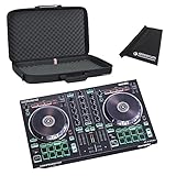 Roland DJ-202 - Controller USB DJ a 2 canali a 4 canali + custodia Gator + panno in microfibra Keepdrum