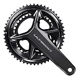 SHIMANO FC-R8100 Ultegra 12 velocità Doppia Catena 50/34T 170 mm, Unisex-Adult, Nero (nero) Taglia unica