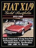 Fiat X1/9 Gold Portfolio 1973-1989: Road Test Book