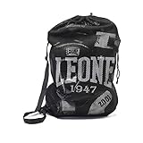 LEONE 1947, Mesh Bag Sacca Sportiva, Nero, Taglia Unica, AC900