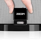 ZIOCOM Adattatore Bluetooth a 30 pin per Bose iPod iPhone SoundDock e Altri Altoparlanti Dock a 30 pin(Non per auto/moto), Nero