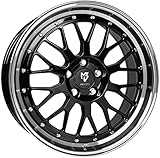 Cerchi MB Design LV1 7.0Jx17 ET45 4x100 Glanzschwarz poliert compatibile con MINI One Cooper