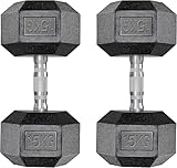 Manubri in ghisa per fitness, forza e resistenza per casa, palestra, pesi