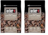 Weber 17612 - Cubetti accendifuoco 48 pastiglie sul marrone (Confezione da 2)