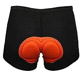 Vinciann Pantaloncino antiprostata Imbottito Ciclista Ciclismo Bici Bicicletta Spugna Gel - XL