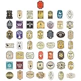 Tag Autoadesive Di Pozioni, Etichette Autoadesivo Di Bottiglie Di Pozioni, Etichette Per Bottiglie Di Pozione Di Halloween, 50 Unità -Etichette Di Pozione Adesive Estetiche Per Bottiglia D