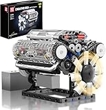 Mould King 10088 V8 Blocchi Di Costruzione Del Motore MOC Morsetto Modello Del kit Di Costruzioni Motore Ecologico Adatto Per Adulti (535 pezzi)