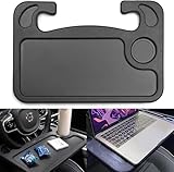 Auto Volante Scrivania Supporto Portatile da Tavolo 43 * 29cm Auto Volante Vassoio Multifunzionale Portatile Tavolo,Adatto Alla Maggior Parte dei Volanti (Nero)
