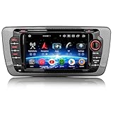 Erisin 7 pollici 8-Core 4GB+64GB Autoradio 2 Din Android 14 GPS Navigatore per Seat Ibiza Supporto Bluetooth 5.0 CarPlay senza fili Android Auto WiFi 4G DSP DAB+ USB FM OBD2 RDS Canbus Schermo IPS