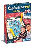 Clementoni Sapientino più - Inglese, Gioco Educativo con Penne Parlanti Bambini 7+ Anni, Dizionario con più di 480 Parole, 800 Frasi in Lingua e App Dedicata, Made in Italy, Lingua Italiana, 16729