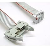 ecomponent Cavo Prolunga Flat Cable 10 poli con 2 connettori M-F - lunghezza 300 cm.