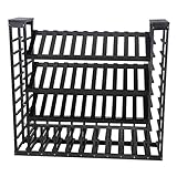 Portabottiglie Vino da terra - Scaffale per bottiglie di vino, armadietto divisorio per vetrine legno massello, espositore da piano, ripiano per organizer per vino per la casa/bar/banco,118*30*108cm