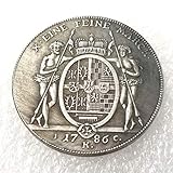 YunBest 1786 Germany 1-Taylor - Moneta antica di Ludwig Gunther II, monete commemorative tedesche non circolate