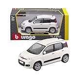 BBURAGO Fiat Panda - Modellino Realistico Auto in Scala 1:24, Licenza Ufficiale Fiat, età Consigliata 3+ Anni