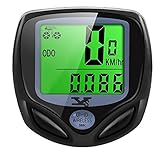 DINOKA Contachilometri Bici Senza Fili,YS Computer di Bicicletta,Impermeabile Bici Computer per Tachimetro Bici Wireless Ciclocomputer con Display Retroilluminato,la Distanza di Tracciamento,velocità