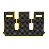 Set Tappetini realizzato per IVECO OM 40 3 posti anno dal 1984 al 1994 in Gomma lavabile Made in Italy resistente NERI e Giallo