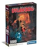Clementoni- Dylan Dog Dog-1000 Pezzi, Puzzle Fumetti, Illustrazioni D'Autore, Verticale, Divertimento per Adulti, Made in Italy, Multicolore, 39817