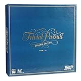 Hasbro Gaming Trivial Pursuit Classico, Gioco da Tavola per Famiglie da 2 a 6 Giocatori con 400 Carte, 1 Dado e 6 Diagrammi, Giochi per le Feste per Ragazzi, Ragazze e Adulti