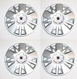 SET 4 PZ. COPRICERCHI auto COPPA RUOTA COPRIRUOTA BORCHIE con 4 Loghi CERCHIO Diametro 15" Specifiche per Ducato dal 2006 in poi - 770/15-21211