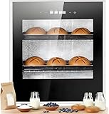 GAYAYAS Lievitatore da 40 Litri con Temperatura e umidità Regolabili, Macchina elettrica per la lievitazione dell'impasto, per Una fermentazione Uniforme, Uso in Cucina