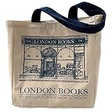 Women Canvas Tote Bag Books London Borse Stampa Shopping Shopping Bags Borse Borse Per Spesa Di Grande Capacità