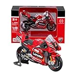 MAISTO - Ducati Lenovo Team 2023 Bagnaia #1 - Modellino Realistico Moto in Scala 1:18, Licenza Ufficiale Ducati, Età Consigliata 3+ Anni