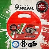 SMC Catene da Neve OMOLOGATE 9mm per Pneumatici GOMME 215/50 R 17 215 50 R 17