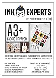 Ink Experts Subli-Fabric A3+ High Release (HR) - Carta per sublimazione, 100 g/mq 50