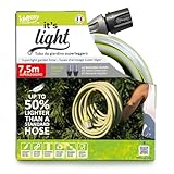 Armadillo 1/2 Superlight 7,5 metri, Tubo Super Leggero da Giardino Anti Nodo e Anti Torsione Canna Acqua Irrigazione