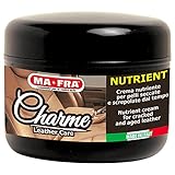 MAFRA, Charme Nutrient, Crema Nutriente e Detergente per Interni Auto in Pelle, Ideale per Pulizia, Riduce Grinze e Decoloramento, Effetto Anti-Invecchiamento, Confezione da 150 ml