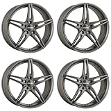 4x Cerchi Carmani 15 Oskar 6,5x16 ET49 5x112 hyper gun compatibile con Mercedes A B C CLA