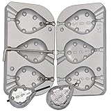 Fishing4U - Stampo per piombi da pesca, 2 in 1, 160-180-200 g, per carta/pesce, piatto, mare