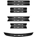YIXIEDING Kit Carbonio per Opel Tigra Twin Top 2005 2006 2007 2008 2009, 9 Adesivi Soglie Porta, Protezione Batticalcagno, Protezione AntiGraffio, Personalizzare Auto e Prevenire Usura,Black