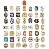 Adesivi per etichette per pozioni, impermeabili, alla moda, adesivi per pozioni, 50 pezzi, etichette per bottiglie, decorazioni per feste, adesivi per bottiglie d'acqua, laptop, tazze, skateboard