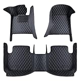 Tappetini Auto per Alfa Romeo 159 2006-2011, Antigraffio e Antiusura Tappetini Tappetino per Auto Tutto Compreso Accessori Interni,Black