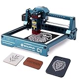 SCULPFUN C1 Mini Macchina per Incisione Laser – Incisore Laser 3W, Precisione 0,04 mm, Plug-and-Play, Facile per Principianti, Ideale per Lavori Fai-da-Te su Legno, Acrilico e Pelle