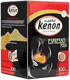 100 Cialde Caffè Kenon Ese44 da 7g in carta Filtro - Cialde confezionate singolarmente per freschezza, Qualità italiana autentica