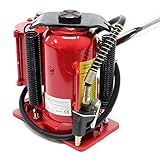 Wiltec Martinetto Idraulico a Bottiglia 20t 260-510mm Uso Pneumatico e Manuale Cric