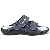 EXTRO STYLE - Sandali Ortopedici Donna e Uomo, Tecnica 10, Per Alluce Valgo, Dita a Martello, Metatarsalgie, Piedi Gonfi e Bendati, Sandali Antiscivolo Con Plantari Estraibili, Grigio - Taglia 43