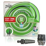 Idroeasy It's Magic Smart Open 14m Tubo Estensibile da Giardino con Lancia, Canna Acqua Anti Nodo e Anti Torsione, Leggero e Atossico, Made in Italy
