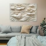Quadri Moderni Soggiorno Su Tela Fiori in rilievo 3D Stampe Su Tela, Immagine Da Parete Per Soggiorno Moderno, Decorazioni Per La Casa, Senza Cornice 80x160cm