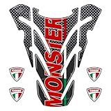 Protezione serbatoio Adesivo Resinato compatibile con Ducati MONSTER 696 796 821 1100 Tank Pad serbatoio…